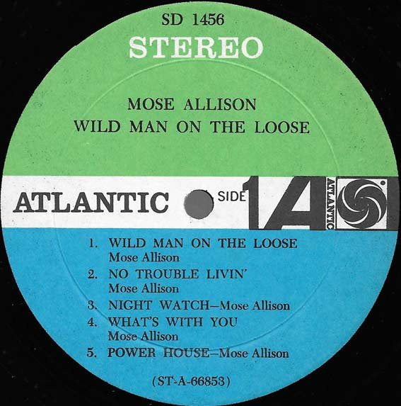 Mose Allison : Wild Man On The Loose (LP, Album)