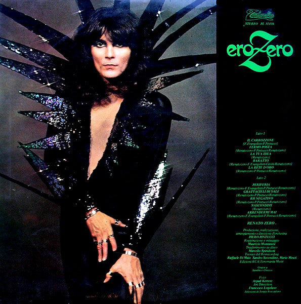 Renato Zero : EroZero (LP, Album, Gat)