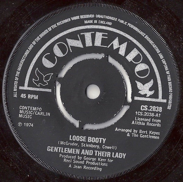 The Gentlemen & Their Ladies : Loose Booty (7", Single, Pus)