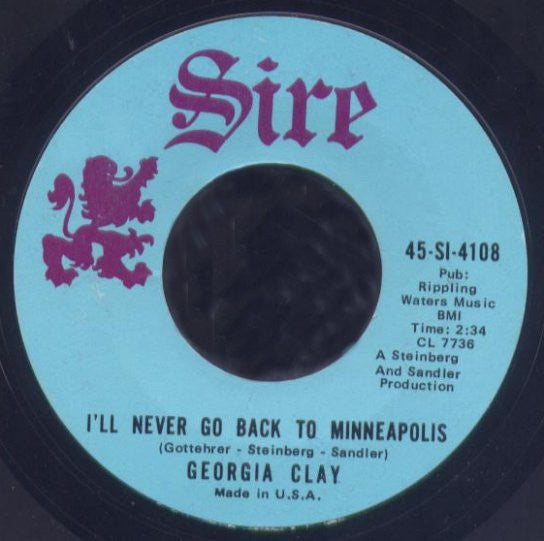 Georgia Clay : Sherry Cherry Train (7")
