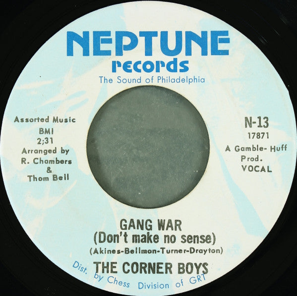The Corner Boys (2) : Gang War (Don't Make No Sense) (7", Single)