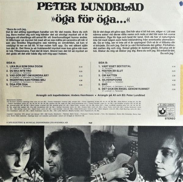 Peter Lundblad : Öga För Öga... (LP, Album)