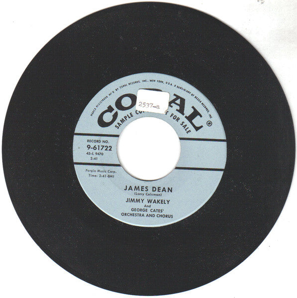 Jimmy Wakely : James Dean / Jimmy, Jimmy (7", Single, Promo)