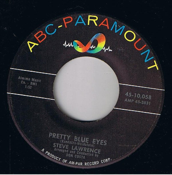 Steve Lawrence (2) : Pretty Blue Eyes / You're Nearer (7", Single)