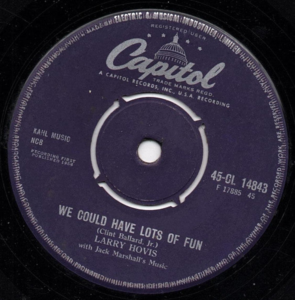 Larry Hovis : Do I Love you / We Could Have Lots Of Fun (7", Single)