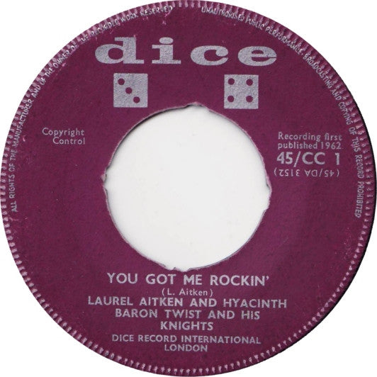 Laurel Aitken And Hyacinth (2), Baron Twist & His Knights : Mabel / You Got Me Rockin' (7", Single)