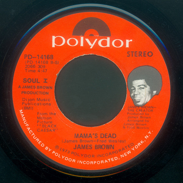 James Brown : Down And Out In New York City (7")