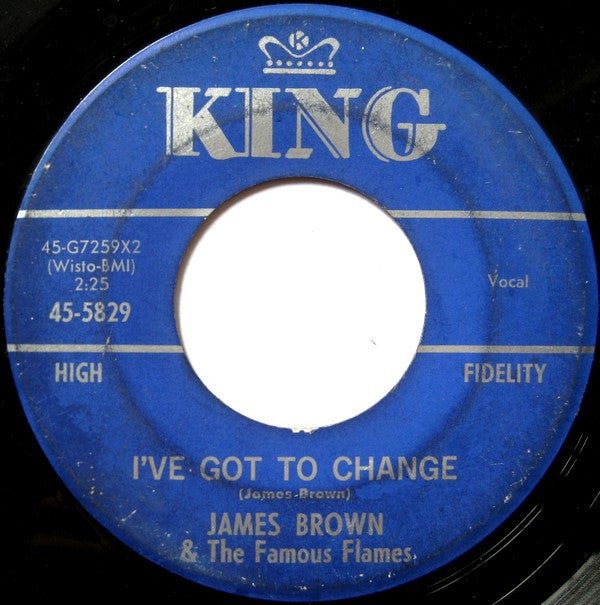 James Brown & The Famous Flames : The Bells / I've Got To Change (7", Single)