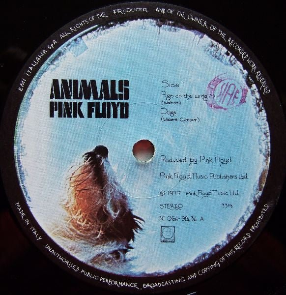 Pink Floyd : Animals (LP, Album, Gat)
