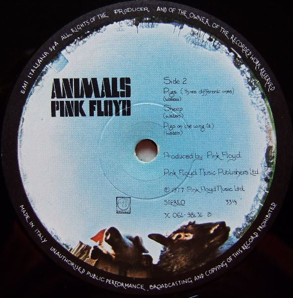 Pink Floyd : Animals (LP, Album, Gat)