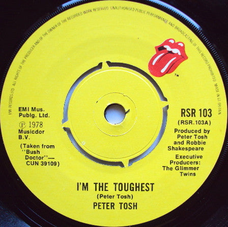 Peter Tosh : I'm The Toughest (7")