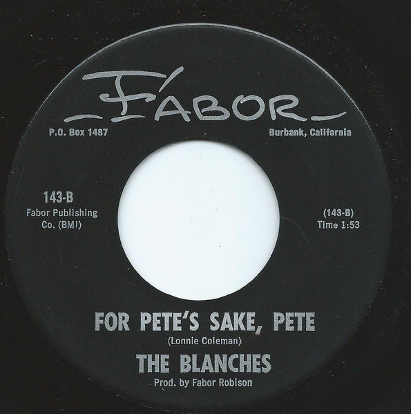 The Blanches : Choctaw Joe (7")