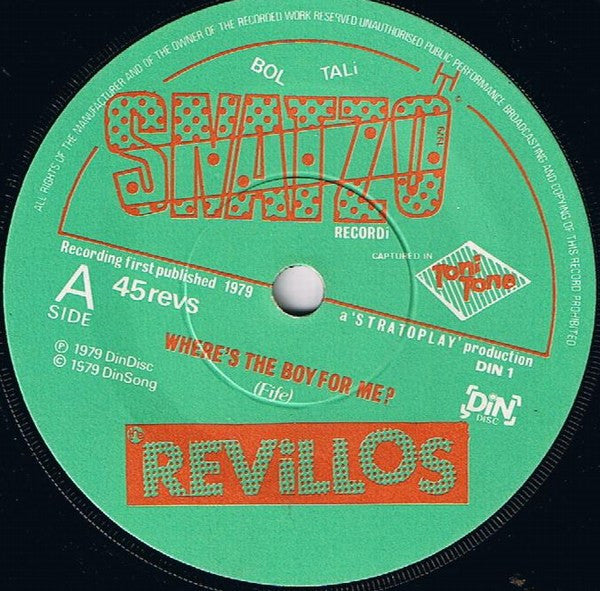 The Revillos : Where's The Boy For Me? (7", Single)