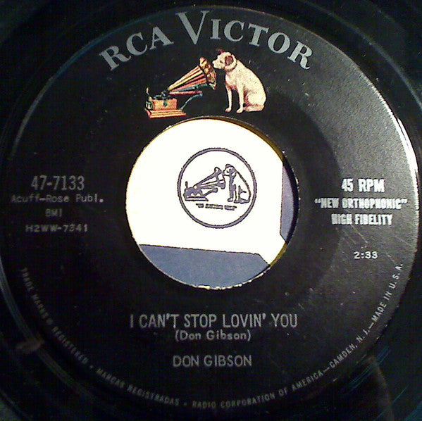 Don Gibson : Oh Lonesome Me (7", Single, Ind)