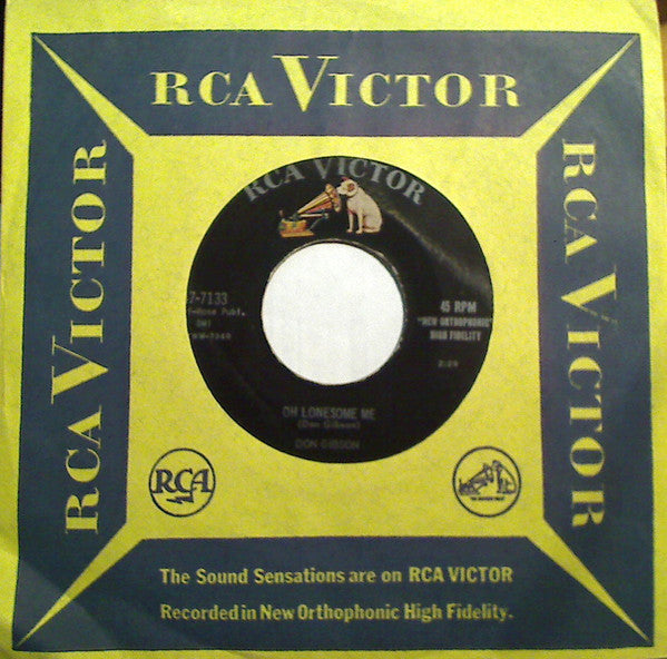 Don Gibson : Oh Lonesome Me (7", Single, Ind)
