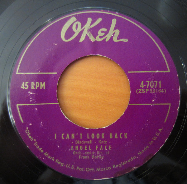 Angel Face (4) : I Can't Look Back / I'm Gonna Stay In Love (7", Single)