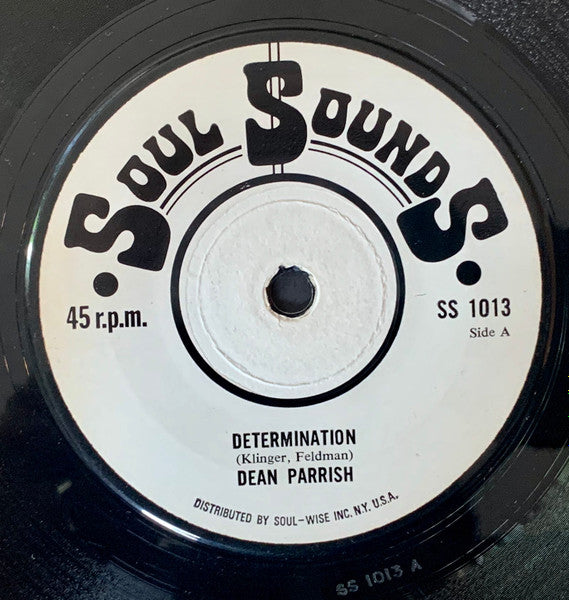 Dean Parrish : Determination (7", Unofficial)