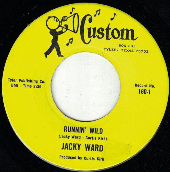 Jacky Ward : Runnin' Wild / Sandy (7", Single)