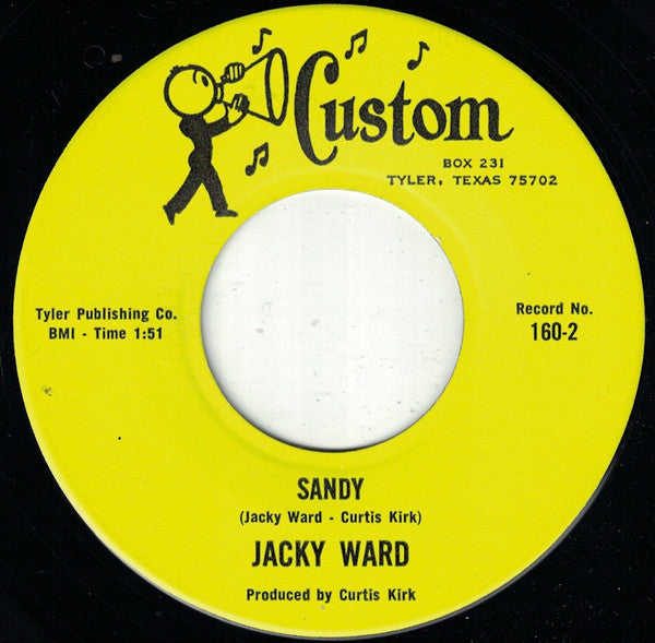Jacky Ward : Runnin' Wild / Sandy (7", Single)