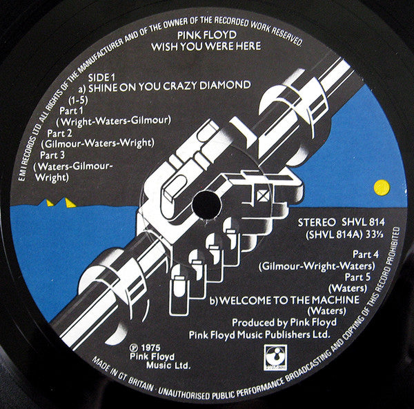 Pink Floyd : Wish You Were Here (LP, Album)