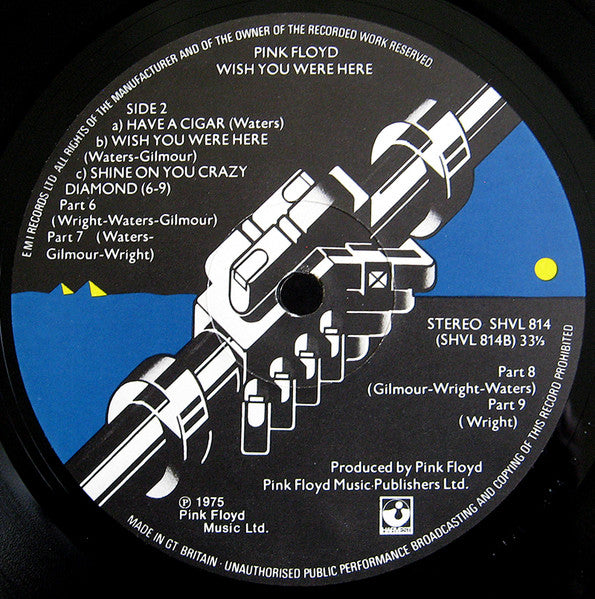 Pink Floyd : Wish You Were Here (LP, Album)