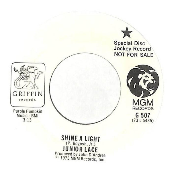 Junior Lace : Shine A Light (7", Single, Promo)