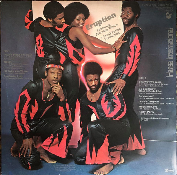Eruption (4) Featuring Precious Wilson : Eruption (LP, Album)