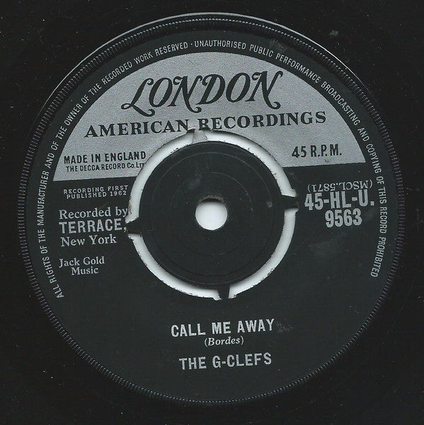 The G-Clefs : Make Up Your Mind (7")