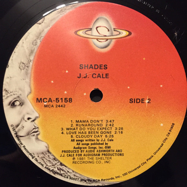 J.J. Cale : Shades (LP, Album, Glo)