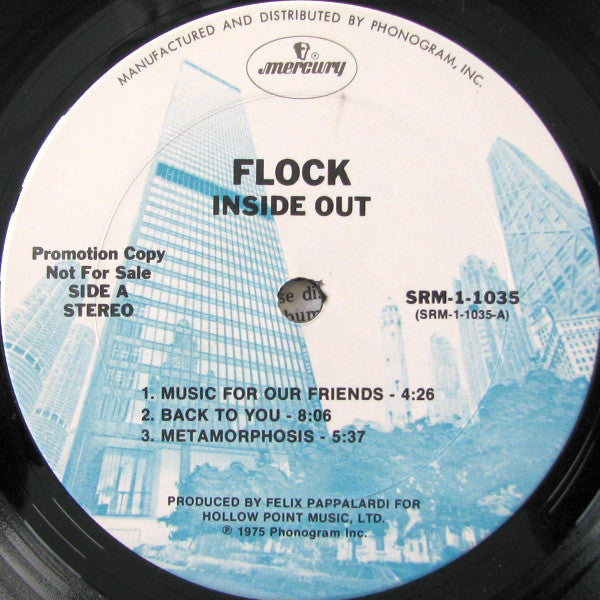 The Flock : Inside Out (LP, Album, Promo, Ter)