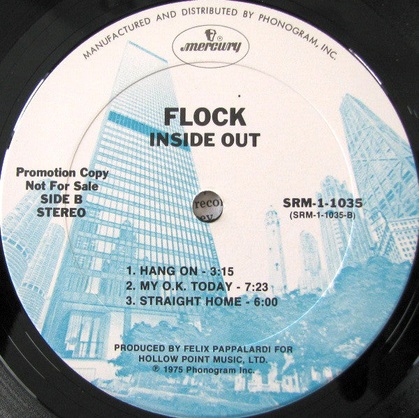 The Flock : Inside Out (LP, Album, Promo, Ter)
