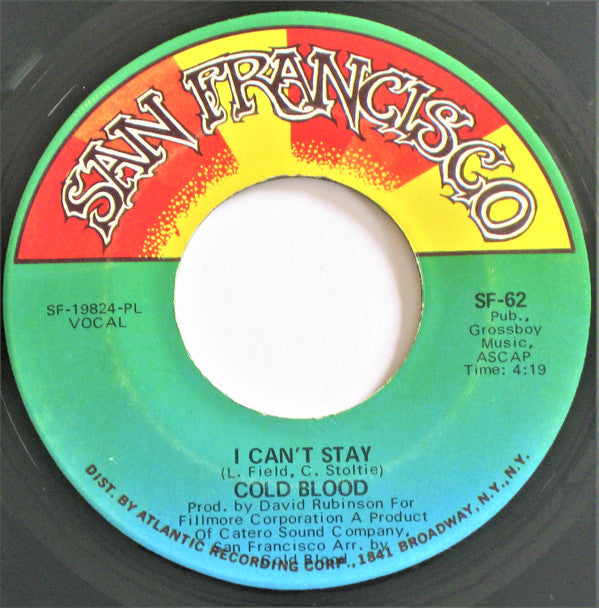 Cold Blood : Too Many People (7", PL)