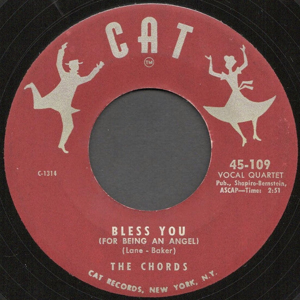 The Chords : Zippity Zum (I'm In Love) / Bless You (For Being An Angel) (7")