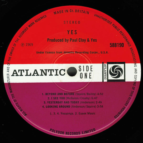 Yes : Yes (LP, Album, Gat)