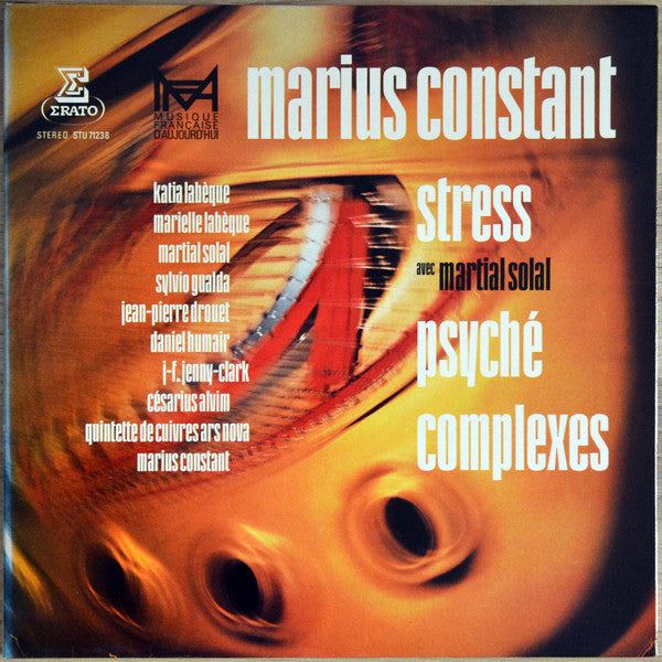 Marius Constant / Martial Solal : Stress - Psyché - Trois Complexes (LP)