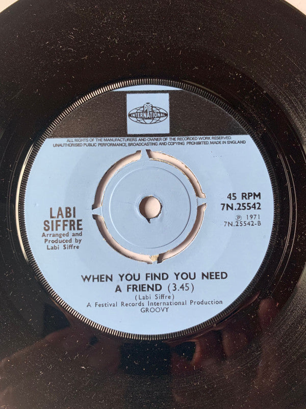 Labi Siffre : Thank Your Lucky Star (7", Single, 4-P)