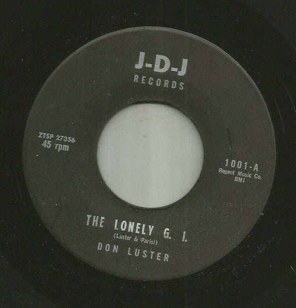 Don Luster : The Lonely G. I./Why Don't We Do This More Often (7", Single)
