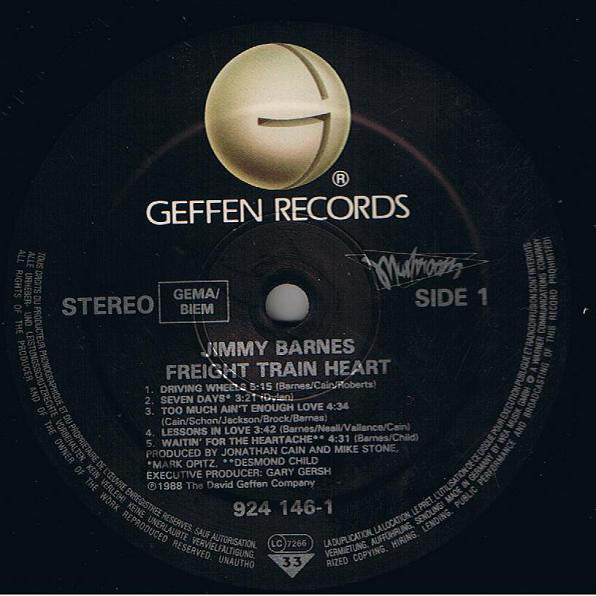 Jimmy Barnes : Freight Train Heart (LP, Album)