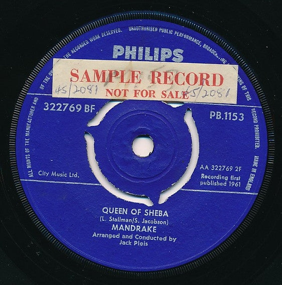 Mandrake (11) : Thank Goodness It's Friday (T.G.I.F.) (7", Single, Smplr)
