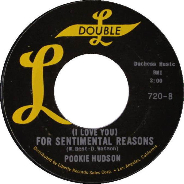 Pookie Hudson :  Miracles  (7")