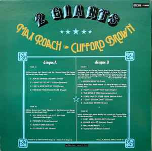 Clifford Brown And Max Roach : 2 Giants (2xLP, Comp)