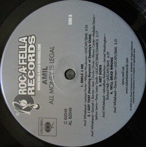Amil : All Money Is Legal (2xLP, Album)