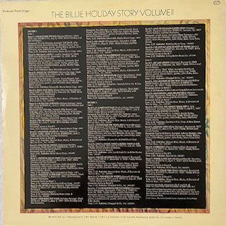 Billie Holiday : The Billie Holiday Story Volume II (2xLP, Album, Comp, Mono, Gat)