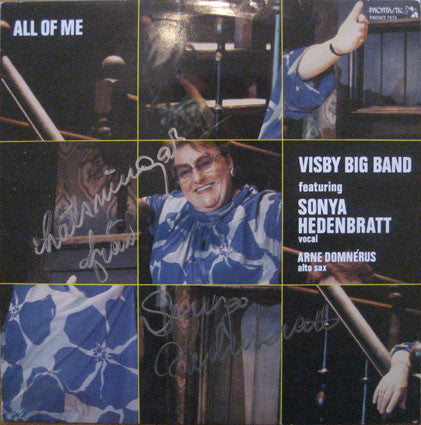 Visby Big Band / Sonya Hedenbratt / Arne Domnérus : All Of Me (LP, Album)