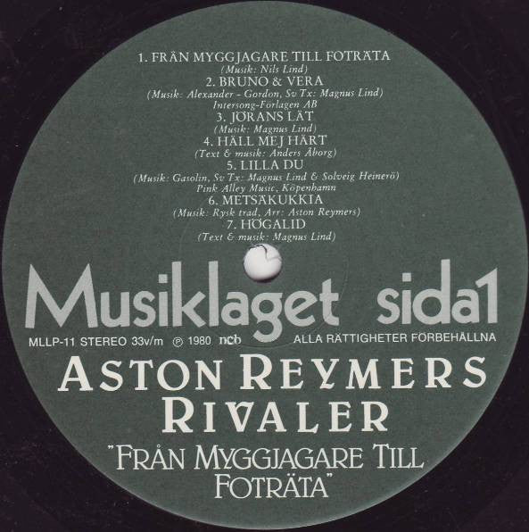 Aston Reymers Rivaler : Från Myggjagare Till Foträta (LP, Album)