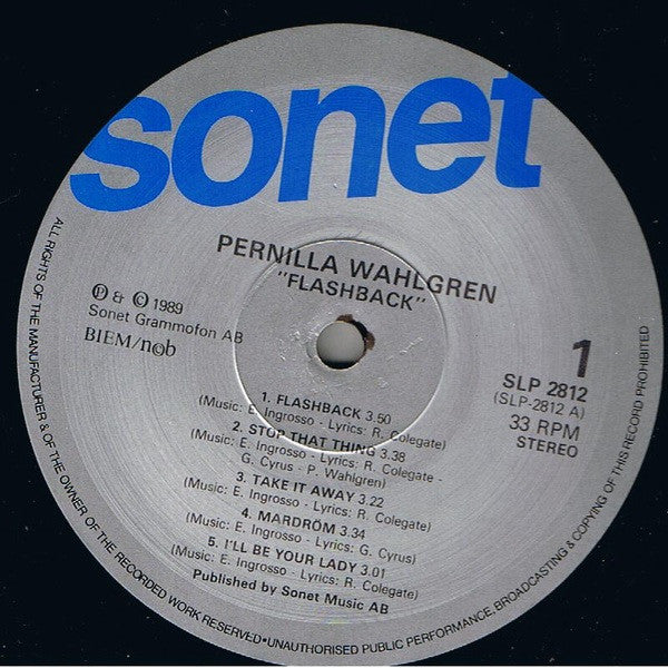 Pernilla Wahlgren : Flashback (LP, Album)