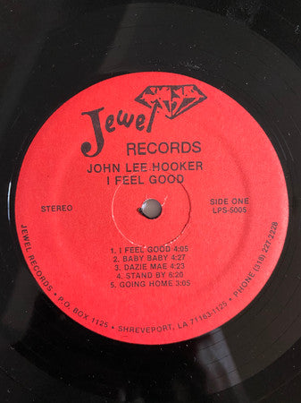 John Lee Hooker : I Feel Good! (LP, Album, RE)