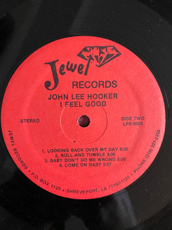 John Lee Hooker : I Feel Good! (LP, Album, RE)