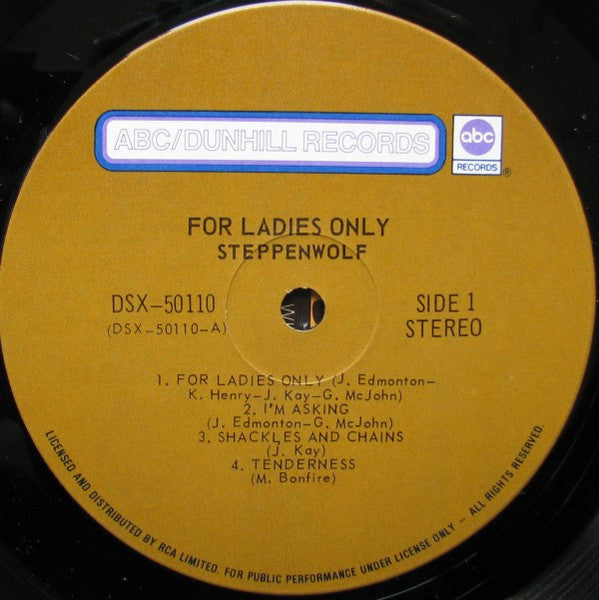 Steppenwolf : For Ladies Only (LP, Album, Gat)
