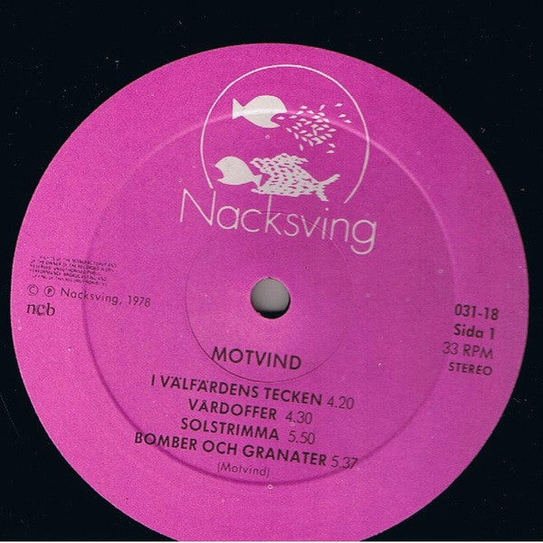 Motvind : Motvind (LP, Album)
